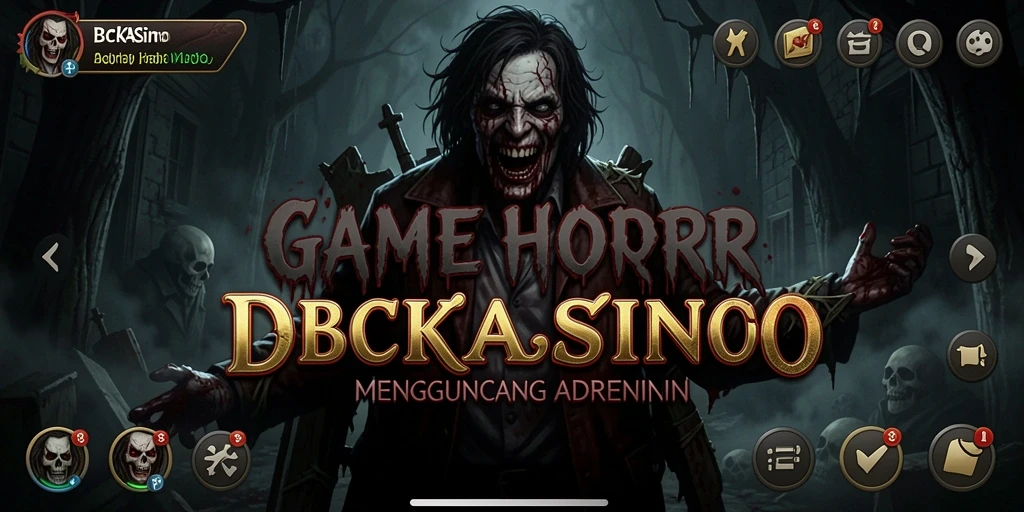 Tangkapan layar menakutkan dari gameplay BCKASINO yang menguji keberanian Anda.