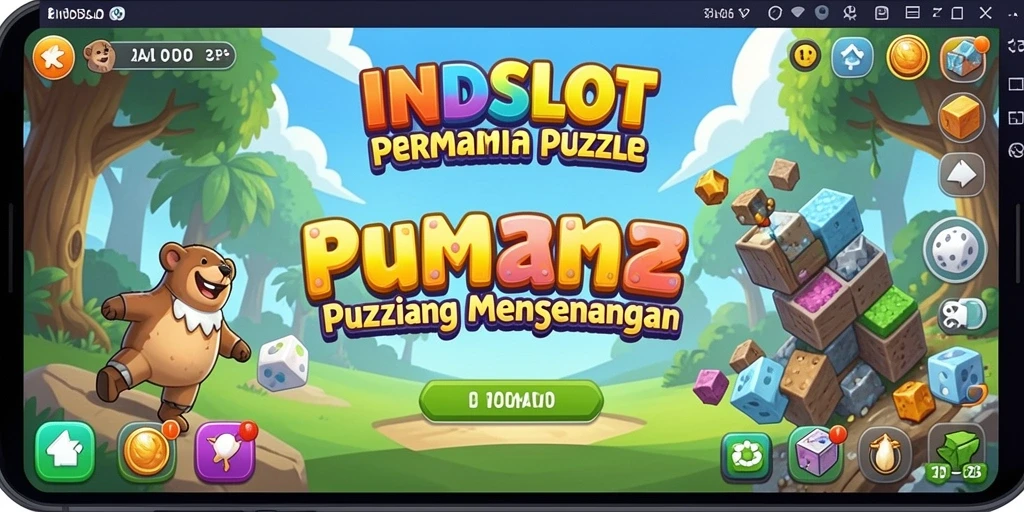 Tampilan gameplay INDSLOT dengan tantangan puzzle menarik.