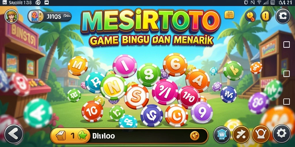 Tampilan gameplay MESIRTOTO yang menampilkan keseruan bermain Bingo.