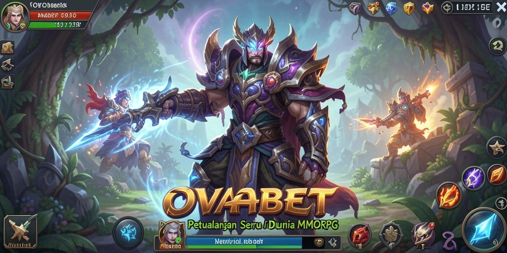 Gameplay seru di OVABET yang menampilkan aksi petualangan MMORPG.