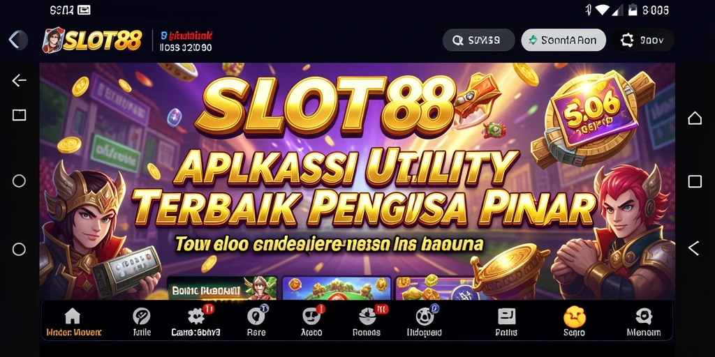Tampilan antarmuka SLOT88 yang modern dan intuitif.